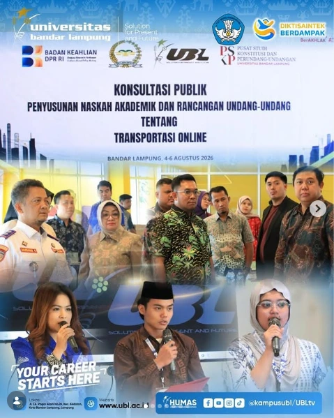 Kolaborasi UBL DPR RI dalam penyusunan RUU Transportasi Online